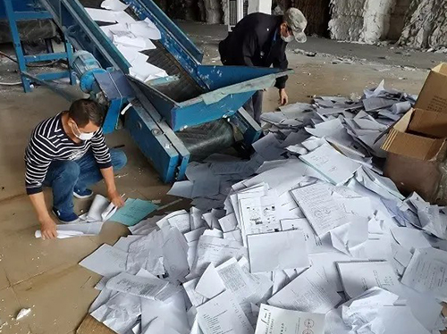 文档等纸质材料专业销毁